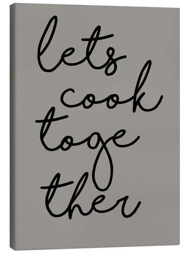 Canvas print Let's Cook Together II