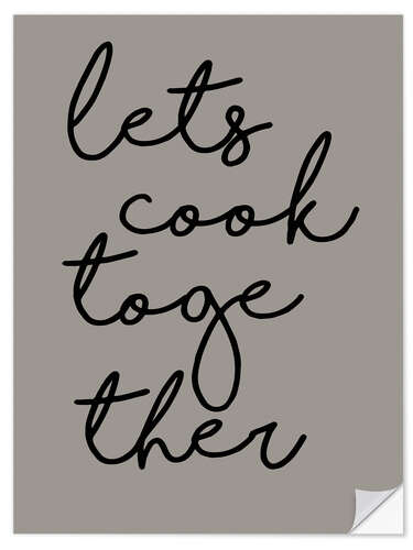 Wandsticker Let's Cook Together II