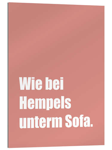 Galleritryck Wie bei Hempels unterm Sofa II