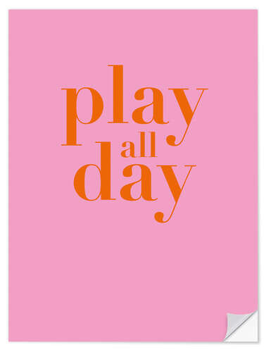 Autocolante decorativo Play all Day II