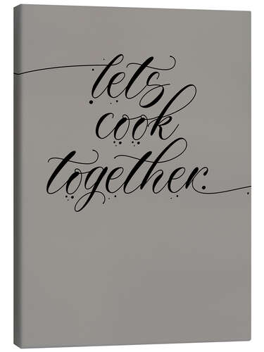 Canvas-taulu Let's Cook Together I