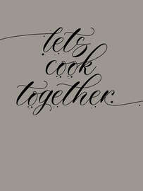 Magnettafel Let's Cook Together I