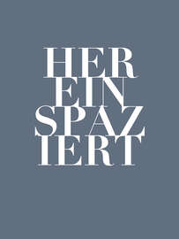 Magnettafel Hereinspaziert I