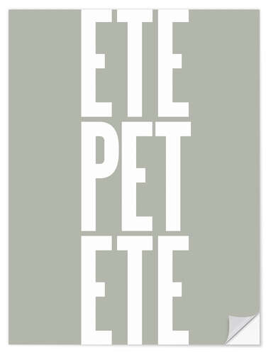 Wall sticker Etepetete