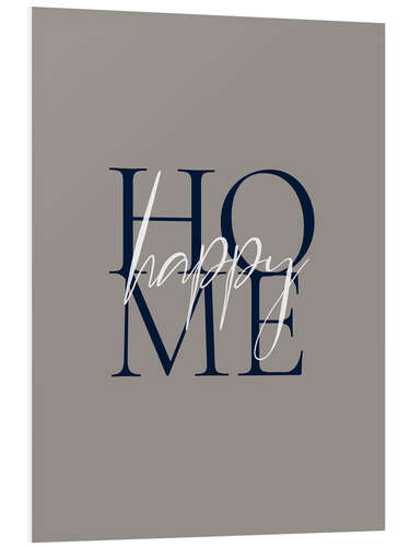 Tableau en PVC Happy Home