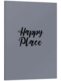 Stampa su alluminio Happy Place II