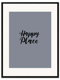 Stampa artistica con cornice Happy Place II