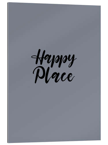 Quadro em plexi-alumínio Happy Place II