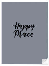 Wandsticker Happy Place II