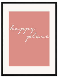 Gerahmter Kunstdruck Happy Place II
