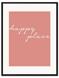Gerahmter Kunstdruck Happy Place II