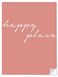 Vinilo para la pared Happy Place II