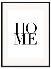 Framed art print HOME II