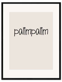 Stampa artistica con cornice Palim Palim I