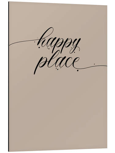 Cuadro de aluminio Happy Place I