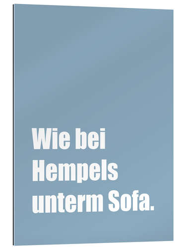 Gallery print Wie bei Hempels unterm Sofa I