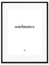 Gerahmter Kunstdruck Soulmates