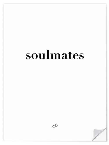 Naklejka na ścianę Soulmates