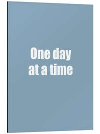 Magnettafel One day at a time - Typobox
