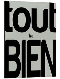 Magnettafel Tout ira bien (Alles wird gut)