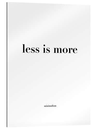 Gallery print Less is more