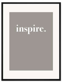 Gerahmter Kunstdruck Inspire