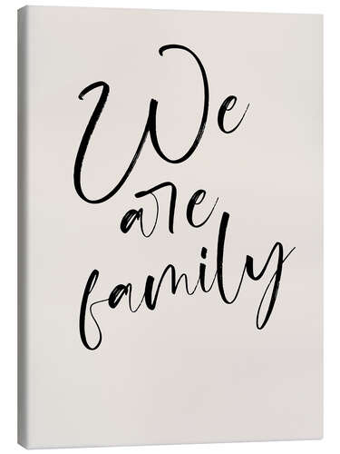 Canvas print We are family