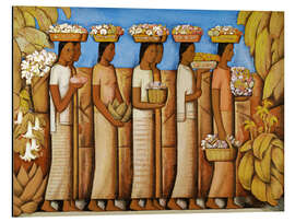 Magnettafel Die Blumenverkäuferinnen