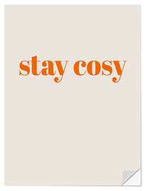 Sticker mural Stay Cosy II