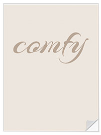 Selvklebende plakat Comfy II