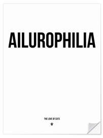 Sticker mural Ailurophilia - The Love of Cats