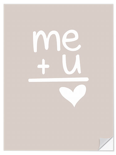 Sticker mural Me & You I