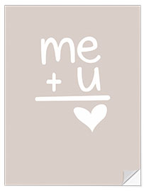 Wandsticker Me &amp; You I