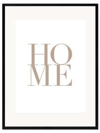 Framed art print HOME I