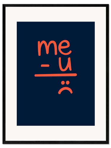 Gerahmter Kunstdruck Me & You IV