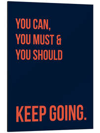 Magnettafel Keep Going I