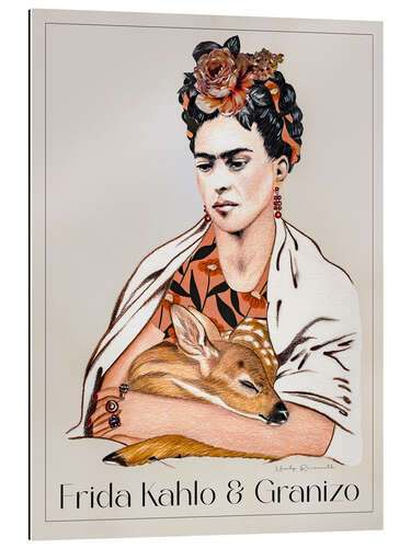 Galleritryk Frida Kahlo & Granizo II