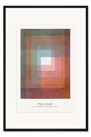 Gerahmter Kunstdruck White Framed Polyphonically, 1930