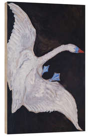Holzbild  The White Swan - Hilma af Klint