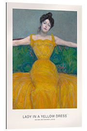 Galleritryk Lady in a Yellow Dress, 1915