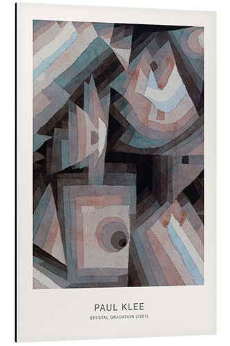 Tableau en aluminium Crystal Gradation, 1921