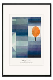 Gerahmter Kunstdruck The Harbinger of Autumn, 1922 - Paul Klee