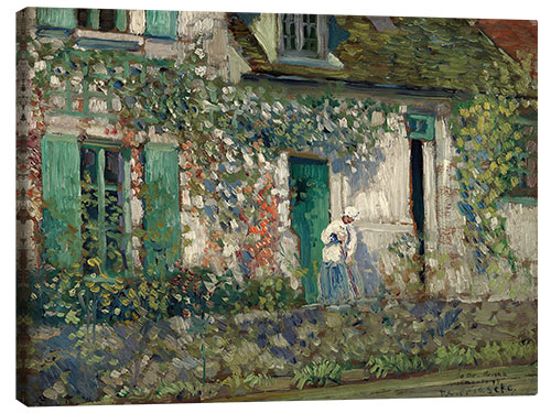 Canvas print The House in Giverny, 1912