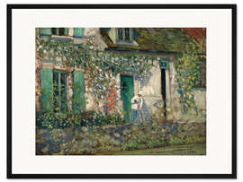 Gerahmter Kunstdruck Das Haus in Giverny, 1912