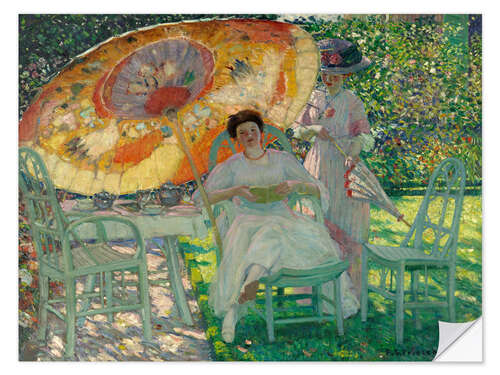 Sticker mural The Garden Parasol, 1910