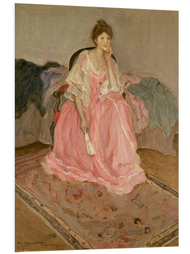 Tableau en PVC Lady in Pink, 1902