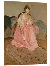 Foam board print Lady in Pink, 1902