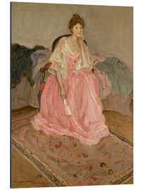Magnettafel Dame in Rosa, 1902