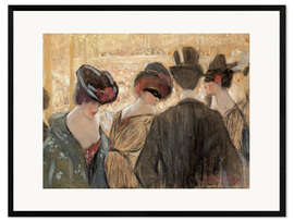 Ingelijste kunstdruk Bal Bullier, Paris