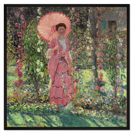 Gerahmter Kunstdruck Malven, 1913